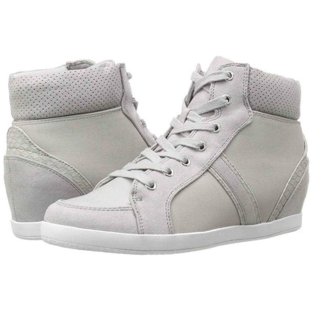 Call It Spring Grey High Top Lace Up Sneakers Shoes